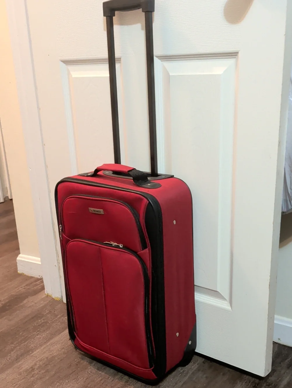 Red Travel Carry-On Bag